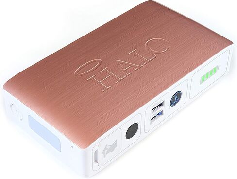 HALO Bolt Compact Portable - Car Battery Jump Starter with 2 USB Ports to Charger Devices, Portable - Rose Gold & Bolt Mini Jumper Cables for Bolt 57720, HALO Bolt ACDC 58830, HALO Bolt ACDC Wireless in Saudi Arabia