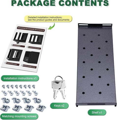 Server Rack Cabinet 6U Wall Mount Rack Network Cabinet 19 Inch IT Network Rack & A/V Equipment Shelf with Glass Door Locks & Removable Side Panels Cooling Fan Wall Mount Network Rack (Black) in Saudi Arabia