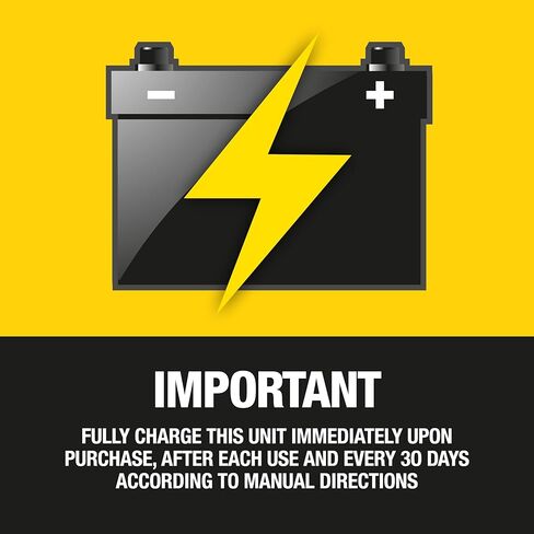 700 Peak Amp Auto Jump Starter، طاقة محمولة - منافذ USB ثلاثية 15 وات، ضاغط هواء 120 رطل لكل بوصة مربعة in Kuwait