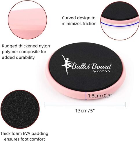 Turn Board for Ballet Dancers - Figure Skating Spinner, Improving Turning Skills, Balance and Posture, Turning Boards for Dancers, Skating, Gymnasts & Cheerleaders in Kuwait