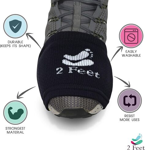 جورب بطول 2 قدم للرقص على الأرضيات الملساء | فوق الأحذية الرياضية، وتدويرات وانعطافات سلسة للرقص بأناقة على الأرضيات الخشبية | حماية الركبتين (فوشيا، أزرق فاتح، رمادي فاتح، أسود) in Kuwait