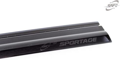 Safe Smoke Window Visor Sun Rain Vent Guard 4 Pcs Set Out Channel Visor Compatible with Kia Sportage (Sportage 2011~2016 Smoke) in Kuwait