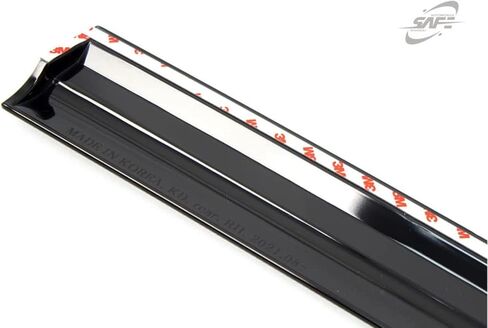 Safe Smoke Window Visor Sun Rain Vent Guard 4 Pcs Set Out Channel Visor Compatible with Kia Sportage (Sportage 2011~2016 Smoke) in Kuwait