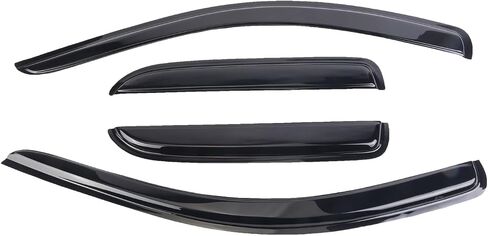 Rain Guard Wind Deflector Outside Mount Tape-On Window Visors Compatible with 1999-2016 Ford F-250 Super Duty Super/Crew Cab Sun/Rain Guard Window Deflector 94953 in Saudi Arabia