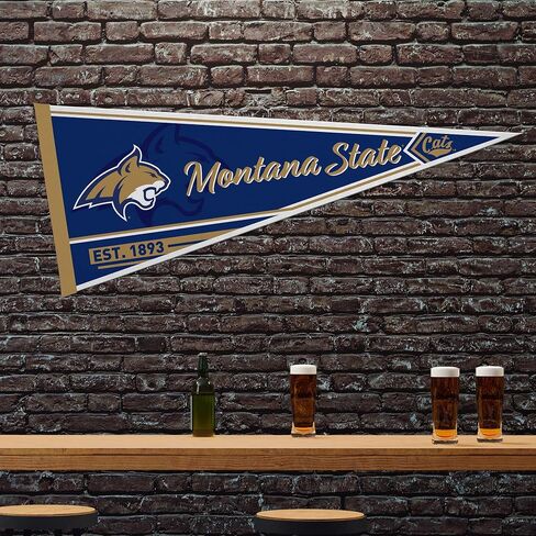 Rico Industries NCAA Classic 12" x 30" Felt Wall Décor Pennant - Great for Home/Bed Room/Man Cave Décor in Kuwait