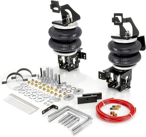 طقم تعليق كيس الهواء TORQUE لـ 1999-2004 Ford F250 F350 و2008-2010 Ford F250 F350 2WD 4WD F-250 F-350 حقيبة مساعد خلفية فائقة التحمل 5000 رطل (يستبدل Firestone Ride Rite 2550) (TR2550) in Kuwait