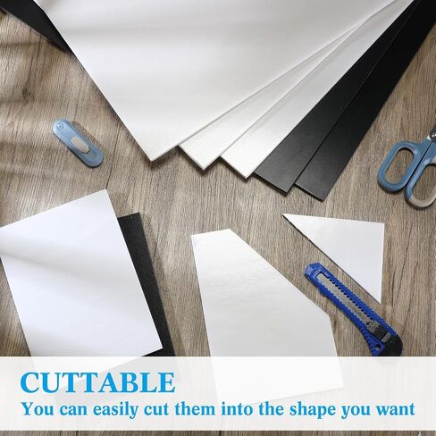 20 Pcs Foam Board 24 x 36 Inch White and Black Foam Poster Board 3/16 Inch Thick Foam Core Backing Board Mat Board Center for Prints Presentations Signboards Arts Crafts Framing Display in Saudi Arabia