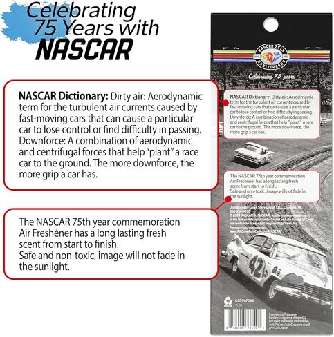 ناسكار - إصدار محدود للذكرى السنوية 75 - معطر هواء للسيارات - مون شاين فروست (ناسكار) (ناسكار/10 قطع) in Kuwait