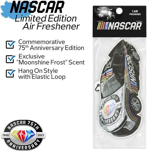 ناسكار - إصدار محدود للذكرى السنوية 75 - معطر هواء للسيارات - مون شاين فروست (ناسكار) (ناسكار/10 قطع) in Kuwait