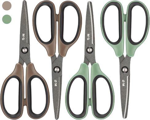 Scissors Multipurpose Craft Scissors Bulk 3-Pack, Sharp Blade Shears, Easy Grip Handles, 6.3" Stainless Steel Shaft Scissors for Office Home School Classroom Kid Sewing Fabric Craft Supplies (Black) in Saudi Arabia