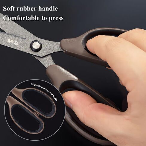 Scissors Multipurpose Craft Scissors Bulk 3-Pack, Sharp Blade Shears, Easy Grip Handles, 6.3" Stainless Steel Shaft Scissors for Office Home School Classroom Kid Sewing Fabric Craft Supplies (Black) in Saudi Arabia
