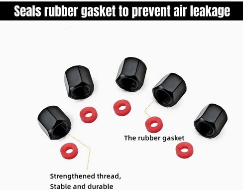 Car Tire Valve Stem Caps Metal Air Valve Cap for Accord Civic CR-V URV Pilot EX EX-L Trim Accessories,Corrosion and Wear Resistance,5Pcs in Saudi Arabia