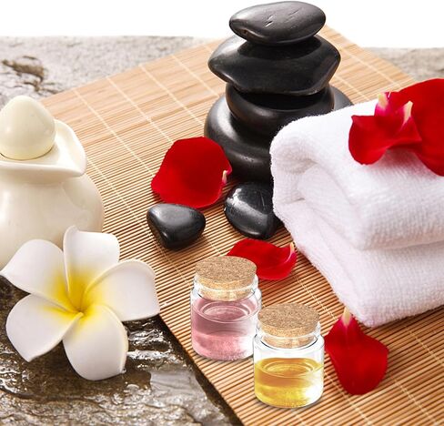 24 عبوة من الزجاجات سعة 1.7 أونصة مع سدادات الفلين، زجاجات زجاجية صغيرة بحجم 30 مل لتفضلات الزفاف، والحرف اليدوية، وديكورات المنزل، وتفضلات الحفلات in Kuwait