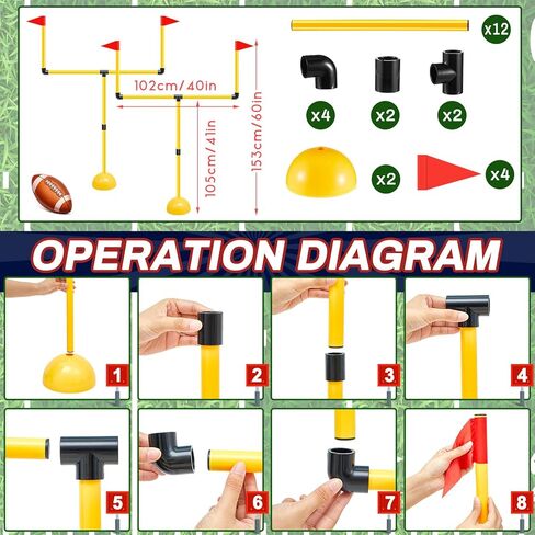 لوازم حفلات كرة القدم من ليندو مجموعتان من أعمدة أهداف كرة القدم الممتعة لهدف كرة القدم للعبة وحفلات كرة القدم ومستلزمات الحفلات الرياضية وديكورات الحفلات ولعبة كرة القدم في الهواء الطلق وممارسة كرة القدم in Kuwait