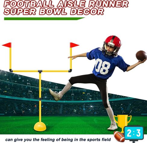 لوازم حفلات كرة القدم من ليندو مجموعتان من أعمدة أهداف كرة القدم الممتعة لهدف كرة القدم للعبة وحفلات كرة القدم ومستلزمات الحفلات الرياضية وديكورات الحفلات ولعبة كرة القدم في الهواء الطلق وممارسة كرة القدم in Kuwait