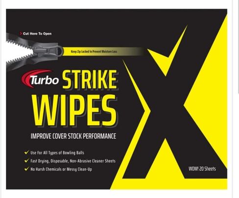Turbo Grips Strike Wipes Ball Cleaner- Bag of 20 in Saudi Arabia