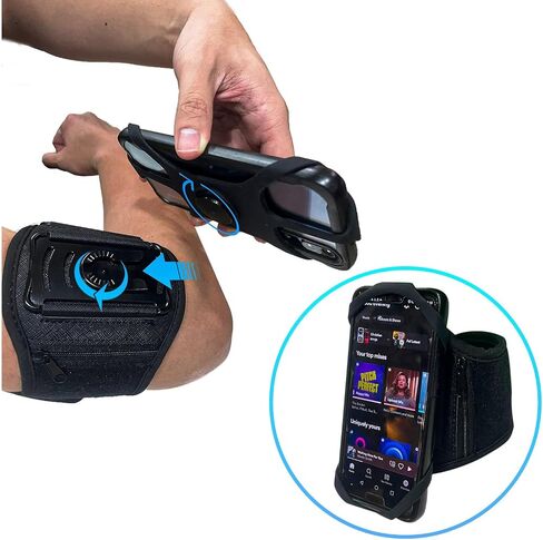 Running Phone Holder - Phone Armband for iPhone - Cell Phone Holder for Exercise & Walking in Saudi Arabia