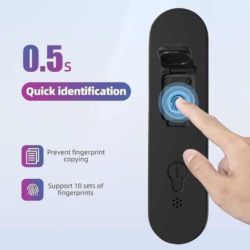 ROCKBROS Smart Bike U Lock Fingerprint Bike Lock App Remote Unlock Heavy Duty Bicycle Lock Waterproof Bicycle U-Lock for Bike Motorcycle Scooter in Saudi Arabia