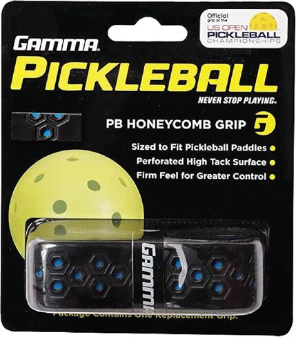 Gamma Sports Honeycomb-Cushion Grip for Pickleball Paddle, Pickleball Replacement Grip, Premium OG, Pickleball Equipment, 3 Colors, Moisture Wicking, Practice and Tournament Play in Kuwait