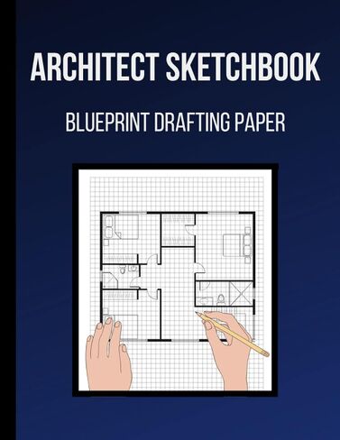 Architect Sketchbook, Blueprint Drafting Paper: Sketchbook for Architects and Students | Blueprint Paper for Drafting | Notebook for Architects, ... | Construction Design, Drawing and Planning in Saudi Arabia