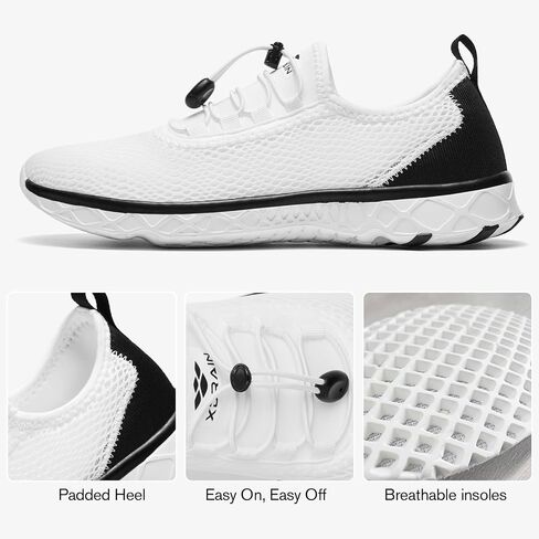 ALEADER Men's Stylish Water Shoes, Quick-Dry Xdrain Water Sneakers, Lightweight & Comfort Footed in Kuwait