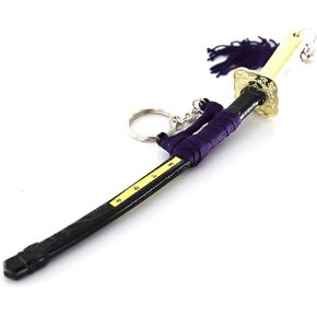 Dragon Carving Anime Sword Keychains Mini Japanese Katana Samurai Key Chain in Nice Box Japanese Gifts Made in Japan