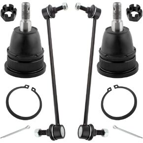 4Pcs Front Lower Ball Joints Sway Bar End Link Fit For Chrysler Town & Country 2008-2016, For Dodge Grand Caravan 2008-2019, For Ram C/V 2012-2015, For Volkswagen Routan 2009-14 K500082 K7258