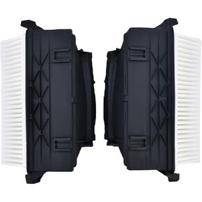 2X Air Filter Set Compatible with Mercedes-Benz ML350 ML320 GL350 GLE350D GLS350D S350 Left & Right Pair Replace 6420940000 6420942304