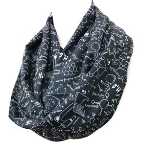 Science chemistry infinity Scarf for women teacher pharmacist engineer biology nerdy student geek