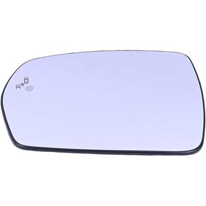 Rear View Mirror with Rear Holder Blind Spot Heated FT4Z-17K707-C FT4Z-17K707-J Compatible with Ford Edge 2015 2016 2017 2018 2019 2020 2021 (Driver side)