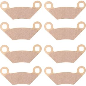 Front & Rear Sintered Brake Pads Set for 2009-2022 Polaris Sportsman 850, 2015-2021 1000 X, 4 sets Front and Rear Brake Pads