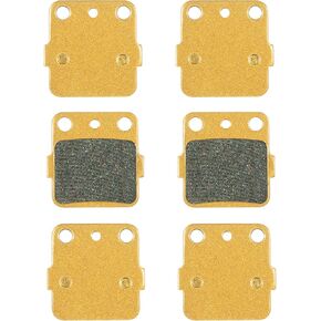 Front and Rear Brake Pads FA84 Fits for Honda FourTrax 300 Sportrax 400 TRX400X Yamaha Raptor 350 Raptor 660R 3 Sets