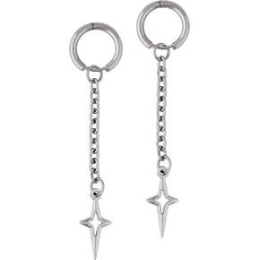 Sacina Gothic Punk Spike Earrings, Star Earrings Dangle, Gothic Earrings, Grunge Earrings, Christmas New Year Jewelry Gift For Women