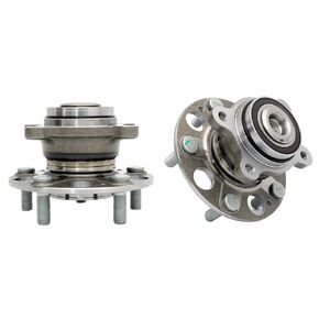 HICKS 512256 Rear Wheel Bearing and Hub Assembly Compatible 06-11 Acura CSX, 06-11 Honda Civic (EX-SI Models Only), Set of 2