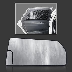 Custom Fit Reflective Windshield Sun Shade for 2013 2014 2015 2016 2017 2018 2019 2020 Ford Fusion Sedan, Insulated Window Sunshade Privacy Accessories Blockout UV Reflector Protection - Made in USA