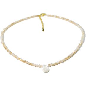 Initial Necklaces for Women - Trendy Beaded Choker Necklace for Women, Handmade Letter Choker Necklace Jewelry for Women