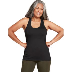 Boody Body EcoWear Women's Racerback Active Tank, Simple, Sports Top, Soft Breathable, Bamboo Viscose