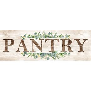 Bathroom Sign Wall Decor, Bathroom Wall Art with Plant Print, Rustic Farmhouse Wall Hanging Plaque Home Kitchen Decorative Bathroom