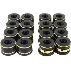 DNJ VSS4182 Valve Stem Seal (Viton) for 86-94, Ford, Lincoln, Mercury, Bronco, E-150, E-250, F-150, F-250, F-350, Grand Marquis, LTD, LTD Crown Victoria, Mark VII, Mustang, 5.0L, 5.8L, OHV, V8, 5753cc