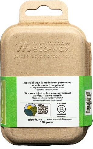 mountainFLOW Plant-Based, Biodegradable, Petroleum Free Ski/Snowboard Hot Wax in Saudi Arabia