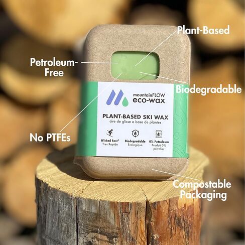 mountainFLOW Plant-Based, Biodegradable, Petroleum Free Ski/Snowboard Hot Wax in Saudi Arabia