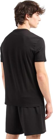 Armani Exchange Men's Regular Fit Cotton Gradiant Box Logo Tee in Saudi Arabia