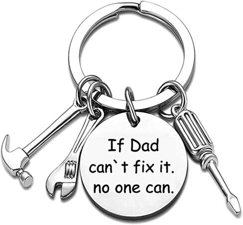 Dad Grandpa Keychain Dad Gifts From Son Daughter Father's Day Gift Christmas Birthday Gift Keyring for Dad in Saudi Arabia