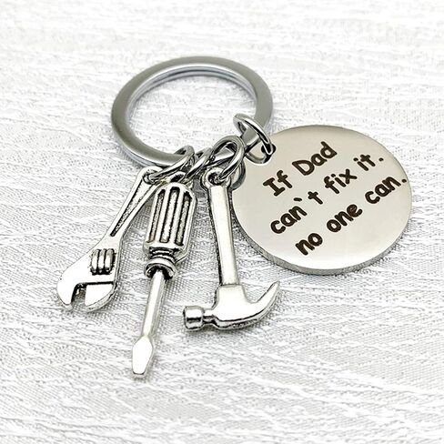Dad Grandpa Keychain Dad Gifts From Son Daughter Father's Day Gift Christmas Birthday Gift Keyring for Dad in Saudi Arabia