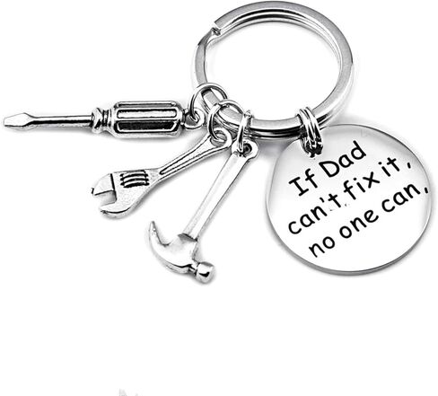 Dad Grandpa Keychain Dad Gifts From Son Daughter Father's Day Gift Christmas Birthday Gift Keyring for Dad in Saudi Arabia