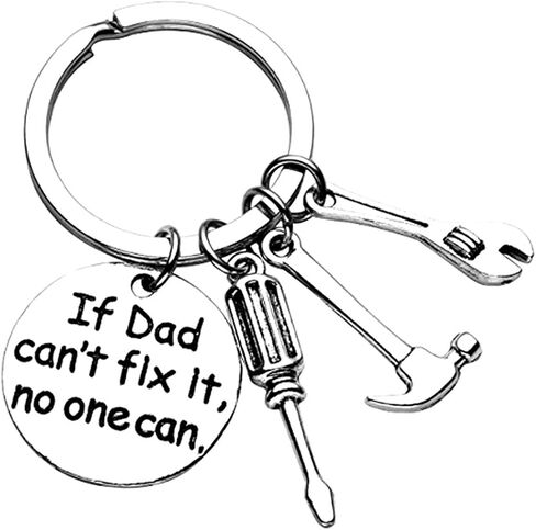 Dad Grandpa Keychain Dad Gifts From Son Daughter Father's Day Gift Christmas Birthday Gift Keyring for Dad in Saudi Arabia