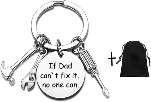 Dad Grandpa Keychain Dad Gifts From Son Daughter Father's Day Gift Christmas Birthday Gift Keyring for Dad in Saudi Arabia