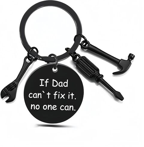 Dad Grandpa Keychain Dad Gifts From Son Daughter Father's Day Gift Christmas Birthday Gift Keyring for Dad in Saudi Arabia