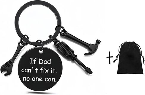 Dad Grandpa Keychain Dad Gifts From Son Daughter Father's Day Gift Christmas Birthday Gift Keyring for Dad in Saudi Arabia