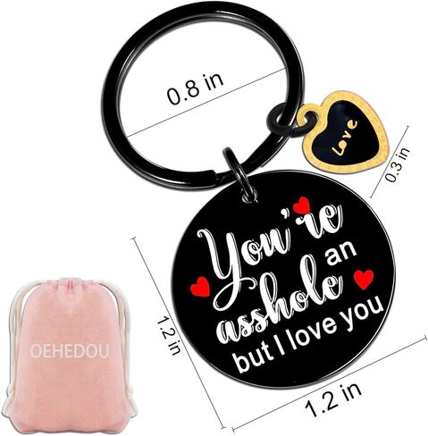 OEHEDOU هدايا عيد الحب الرائعة له زوج صديقها هدايا مضحكة للرجال له هدايا شقية للزوج صديقها المفاتيح الذكرى السنوية هدايا عيد الحب له هدايا عيد الميلاد in Kuwait